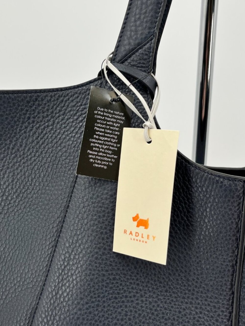 Radley London Hillgate Place- Large Open Top Shoulder Handbag Leather NWT - Picture 3 of 16